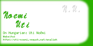 noemi uti business card